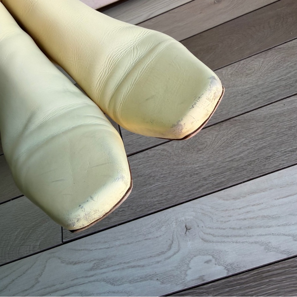 Reformation Ramona Cream Ankle Booties - Picture 4 of 12